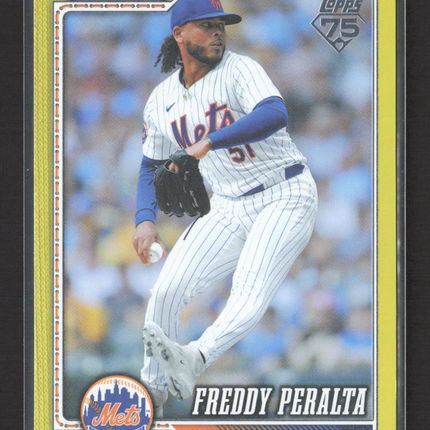 2026 Topps Series Two Freddy Peralta #657 Yellow Border /399