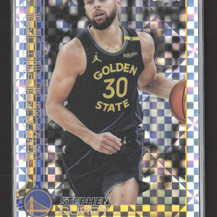 2025 Topps Chrome Stephen Curry #201 X-Fractor