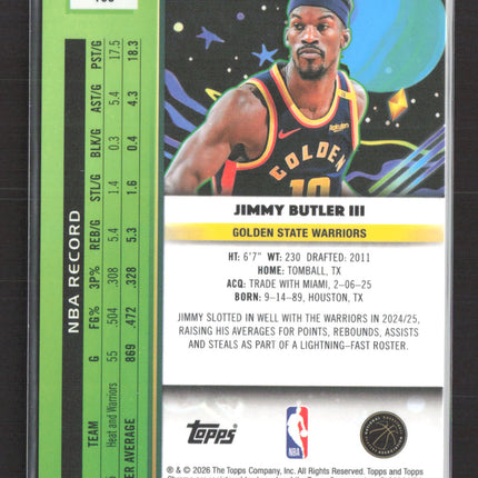 2026 Topps Chrome Jimmy Butler III #180 Orange Wave Refractor 22/25