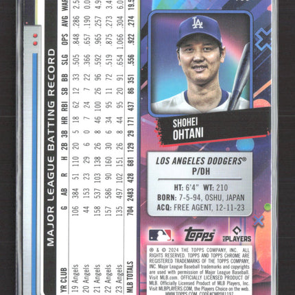 2024 Topps Chrome Shohei Ohtani #196