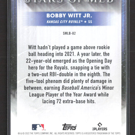 2022 Topps Stars of MLB Bobby Witt Jr. #SMLB-82 RC
