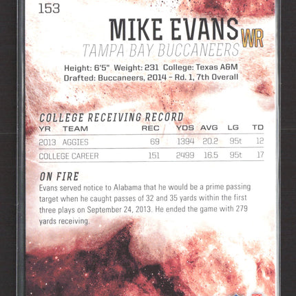 2014 Topps Fire Mike Evans #153 RC