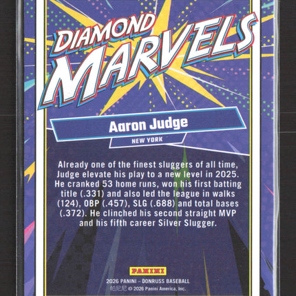 2026 Donruss Diamond Marvels Aaron Judge #18