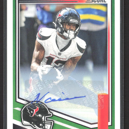 2025 Panini Score Football Nico Collins #39 Auto