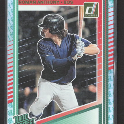 2025 Donruss Roman Anthony #155 Rated Prospect Liberty