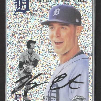 2023 Topps Chrome Kerry Carpenter #69 Speckle Refractor RC Auto