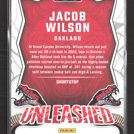 2024 Donruss Unleashed Jacob Wilson #4 /199