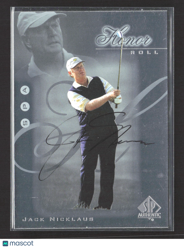 2001 Upper Deck SP Authentic Honor Roll Jack Nicklaus #HR13 IP Auto