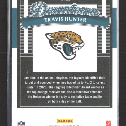 2025 Donruss Downtown Travis Hunter #13 RC