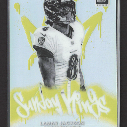 2025 Panini Donruss Optic Football Sunday Kings Lamar Jackson #5