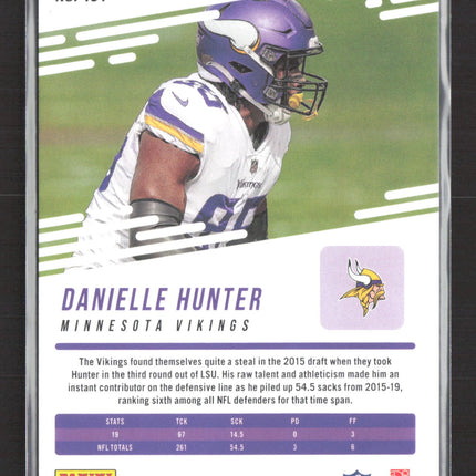 2021 Panini Prestige Football Danielle Hunter #161 Xtra Points Pink 10/50