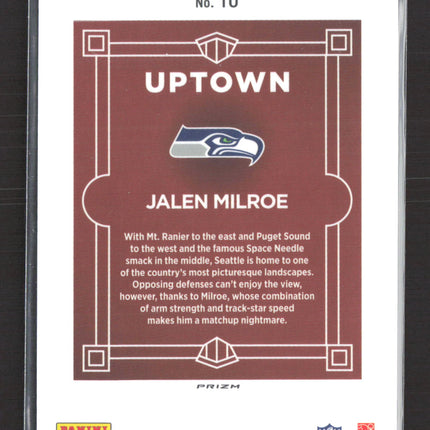 2025 Donruss Optic Uptown Jalen Milroe #10 RC
