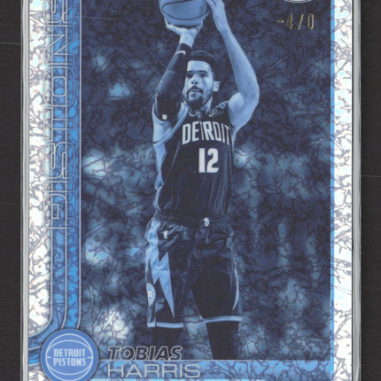 2026 Topps Chrome Tobias Harris #124 Frozen Fractor -4/0