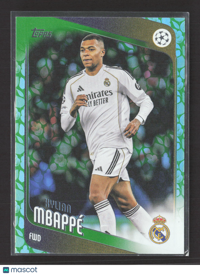 2026 Topps UEFA Champions League Kylian Mbappé #112 Green