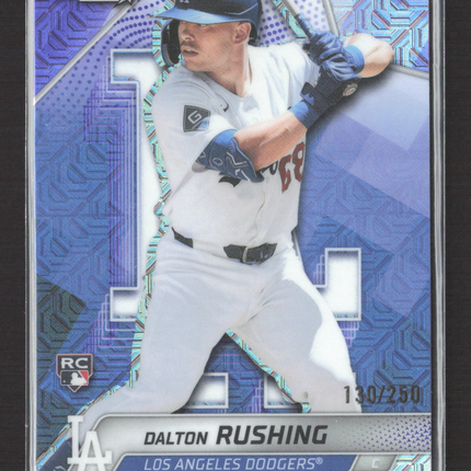 2025 Bowman's Best Dalton Rushing #33 Purple RC 130/250