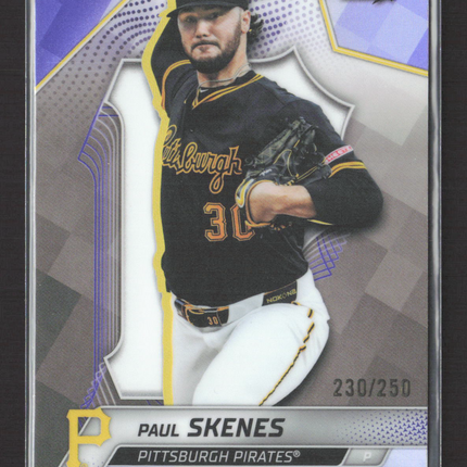 2025 Bowman's Best Paul Skenes #40 Purple Refractor 230/250