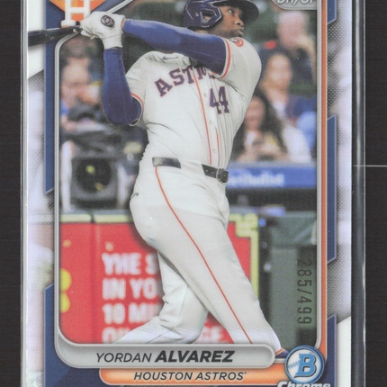2024 Bowman Chrome Yordan Alvarez #48 Refractor 285/499