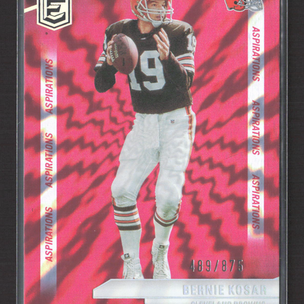 2024 Donruss Elite Bernie Kosar #93 Aspirations 489/875