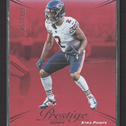 2024 Panini Prestige D.J. Moore #51 Xtra Points Red 053/399