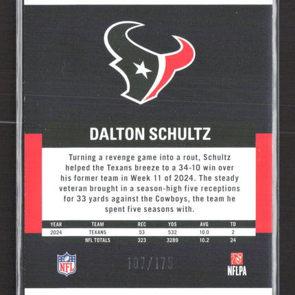 2025 Panini Revolution Football Dalton Schultz #55 Storm 107/175