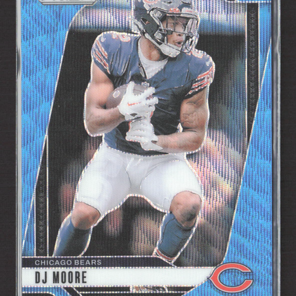 2024 Panini Prizm Football DJ Moore #48 Blue Wave 228/230