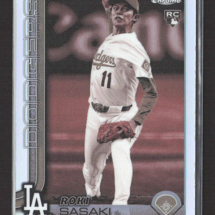 2025 Topps Chrome Roki Sasaki #217 RC Sepia
