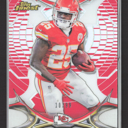 2015 Topps Finest Jamaal Charles #143 Red Refractor 10/99
