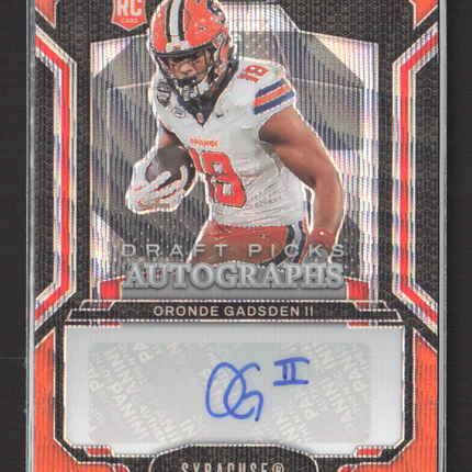 2025 Panini Prizm Draft Picks Oronde Gadsden II #DPA-OGN 44/75 RC Auto