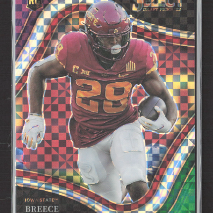 2022 Panini Select Draft Picks Breece Hall #110 RC 59/75