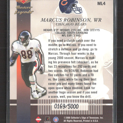 2000 Collector's Edge Masters of Legends Marcus Robinson #ML4 /5000