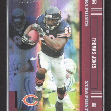 2005 Playoff Prestige Xtra Points Thomas Jones #24 Red 005/125