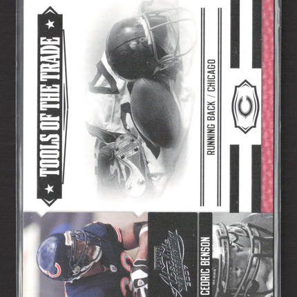 2007 Playoff Absolute Memoriam Tools of the Trade Cedric Benson #TOT-32