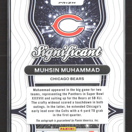 2024 Panini Prizm Significant Signatures Muhsin Muhammad #SS-MMD Auto