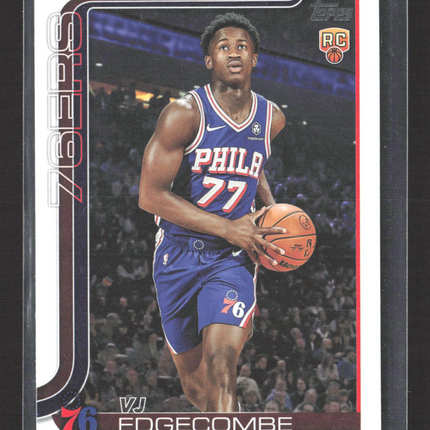 2025 Topps VJ Edgecombe #203 RC