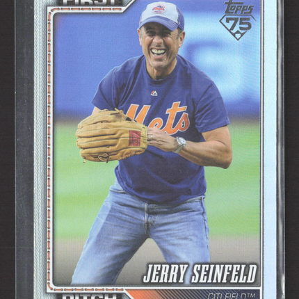 2026 Topps Series 2 First Pitch Jerry Seinfeld #FP-10