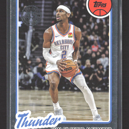 2025 Topps 1980 Topps Basketball Shai Gilgeous-Alexander #80BK-91