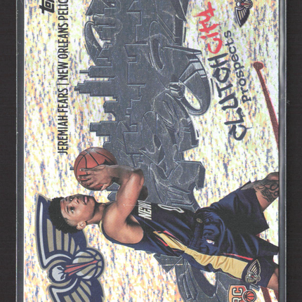 2025 Topps Clutch City Prospects Jeremiah Fears #CC-7 RC