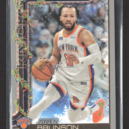 2025 Topps Holiday Jalen Brunson #H12