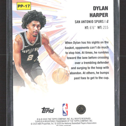 2025 Topps Power Players Dylan Harper #PP-17 RC
