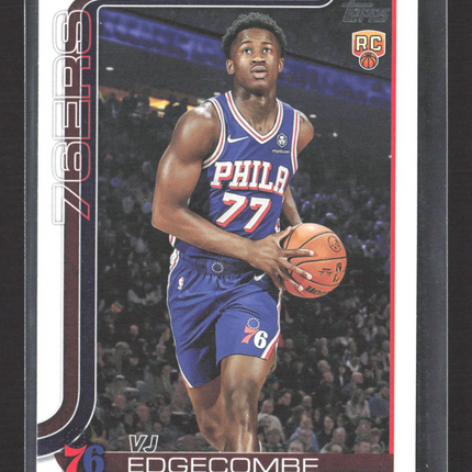 2025 Topps Flagship VJ Edgecombe #203 RC