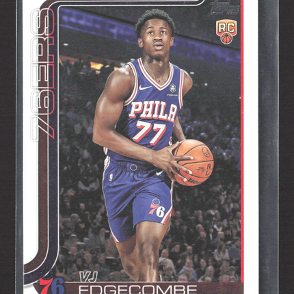 2025 Topps VJ Edgecombe #203 RC