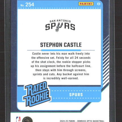 2025 Panini Donruss Optic Stephon Castle #254