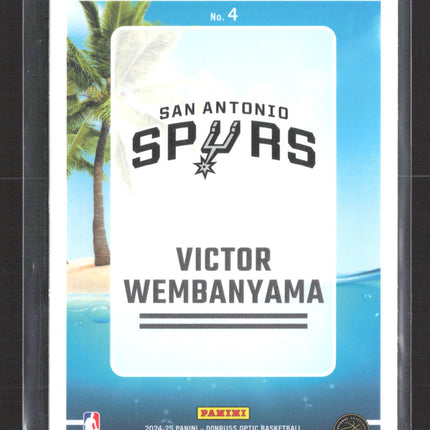 2025 Panini Donruss Optic Splash Victor Wembanyama #4