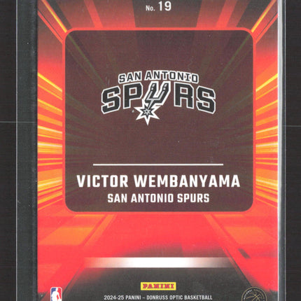 2025 Panini Donruss Optic Express Lane Victor Wembanyama #19