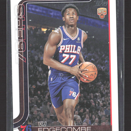 2025 Topps Flagship VJ Edgecombe #203 RC