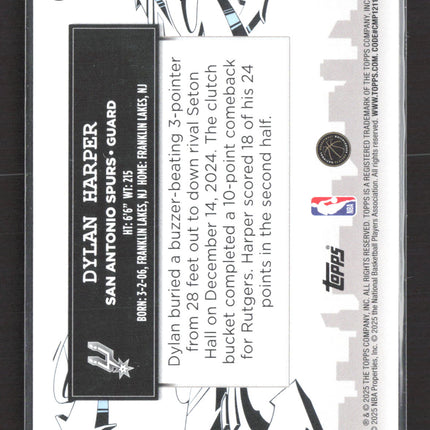 2025 Topps Clutch Prospects Dylan Harper #CC-2 RC