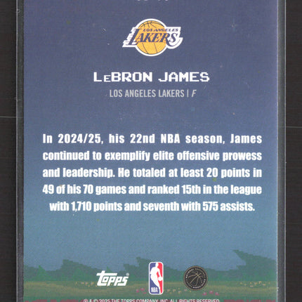 2025 Topps 8-Bit Ballers LeBron James #8B-19