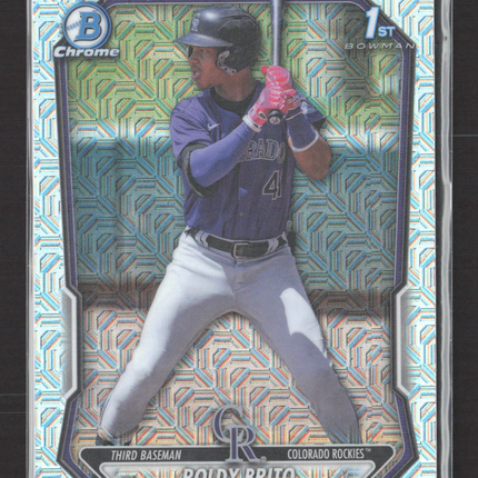 2026 Bowman Chrome Roldy Brito #BCP-21 Mojo Refractor