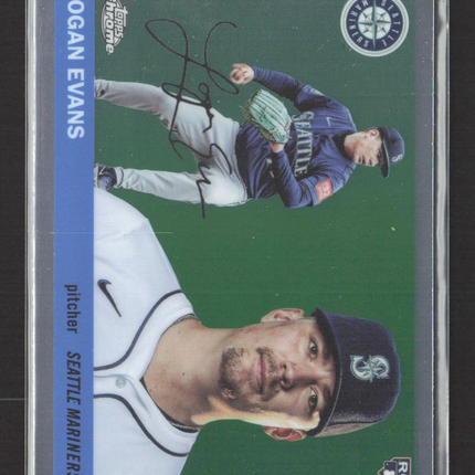 2025 Topps Heritage Chrome Logan Evans #274 RC