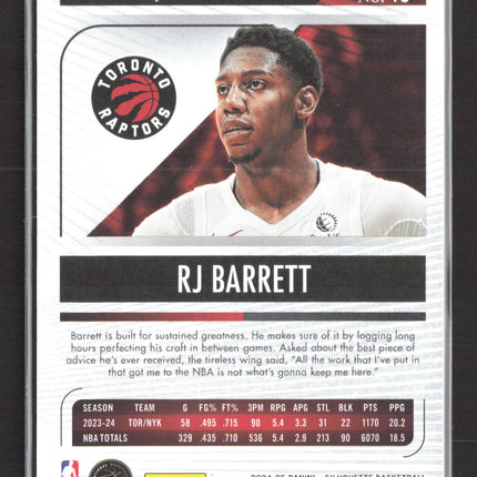 2025 Panini Silhouette Basketball RJ Barrett #18 4/7